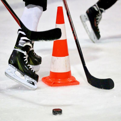 เสื่อฝึกยิงฮอกกี้พร้อมพนัก