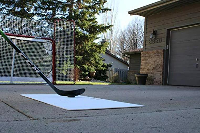 แผ่นยิงปืนแบบแบนสำหรับฝึกซ้อมฮ็อกกี้น้ำแข็ง HDPE HDPE Ice Hockey Practice Flat Shooting Pad