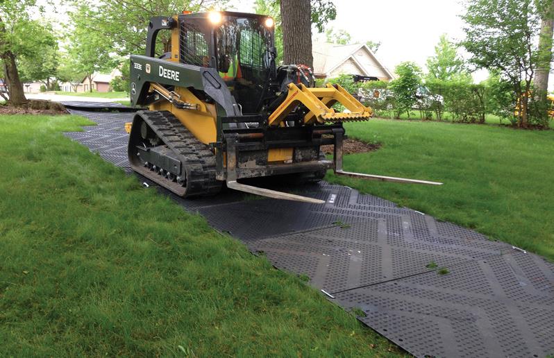 Ground protection mats